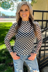 COWBOY CUTIES MESH TOP