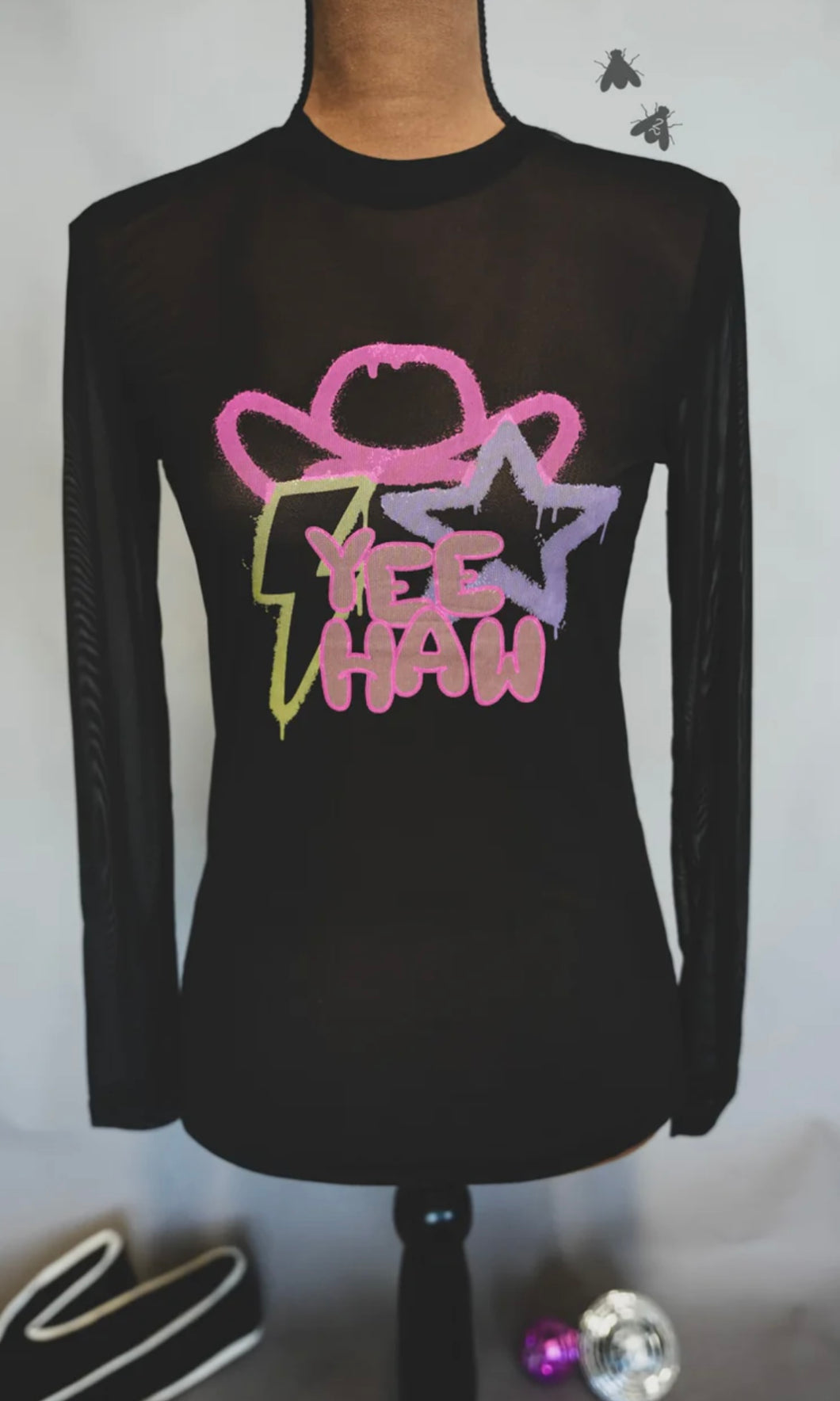 YEEHAW MESH TOP