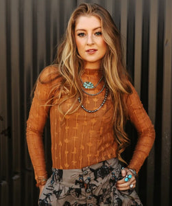 LARIAT LACE L/S* SADDLE