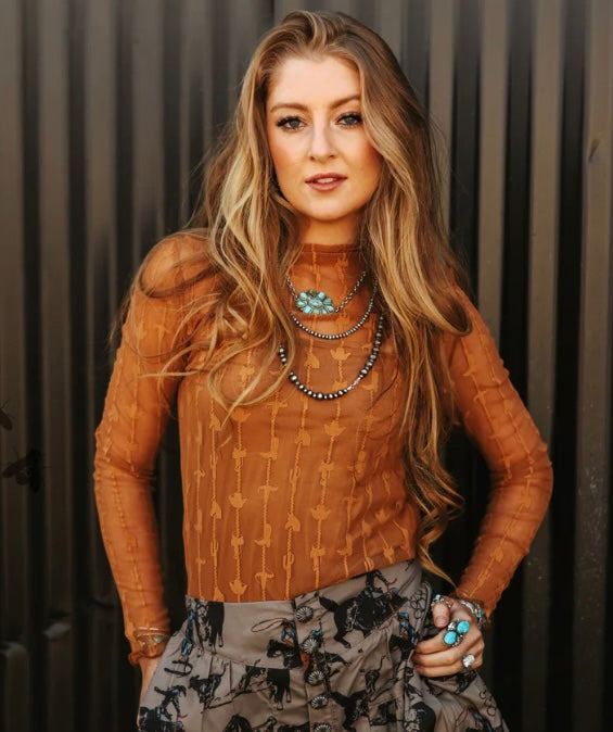LARIAT LACE L/S* SADDLE