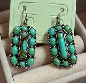 WESTERN TQ STONE EARRINGS