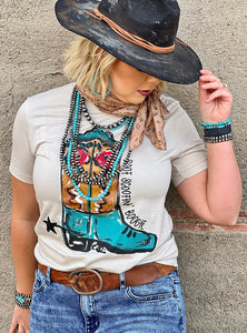 CALLIE ANN BOOT SCOOTIN’ BOOGIE TEE