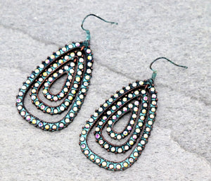 PATINA TEARDROP EARRINGS