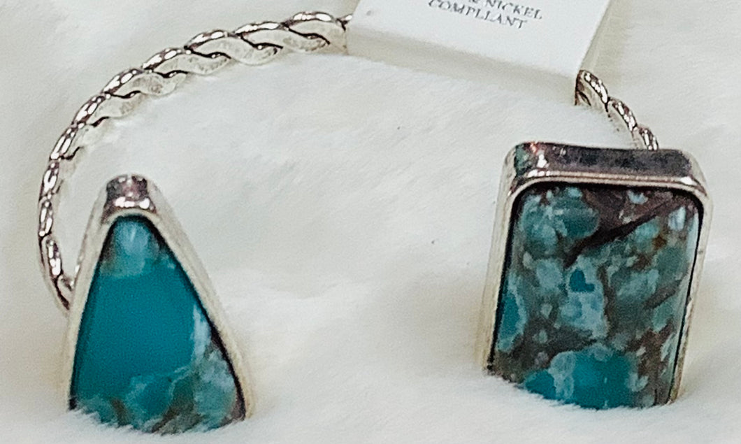 Semi Stone Turquoise Cuff