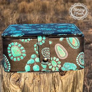 JAZZY JEWELRY BOX TURQUOISE