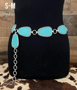 TURQUOISE BELT S/M