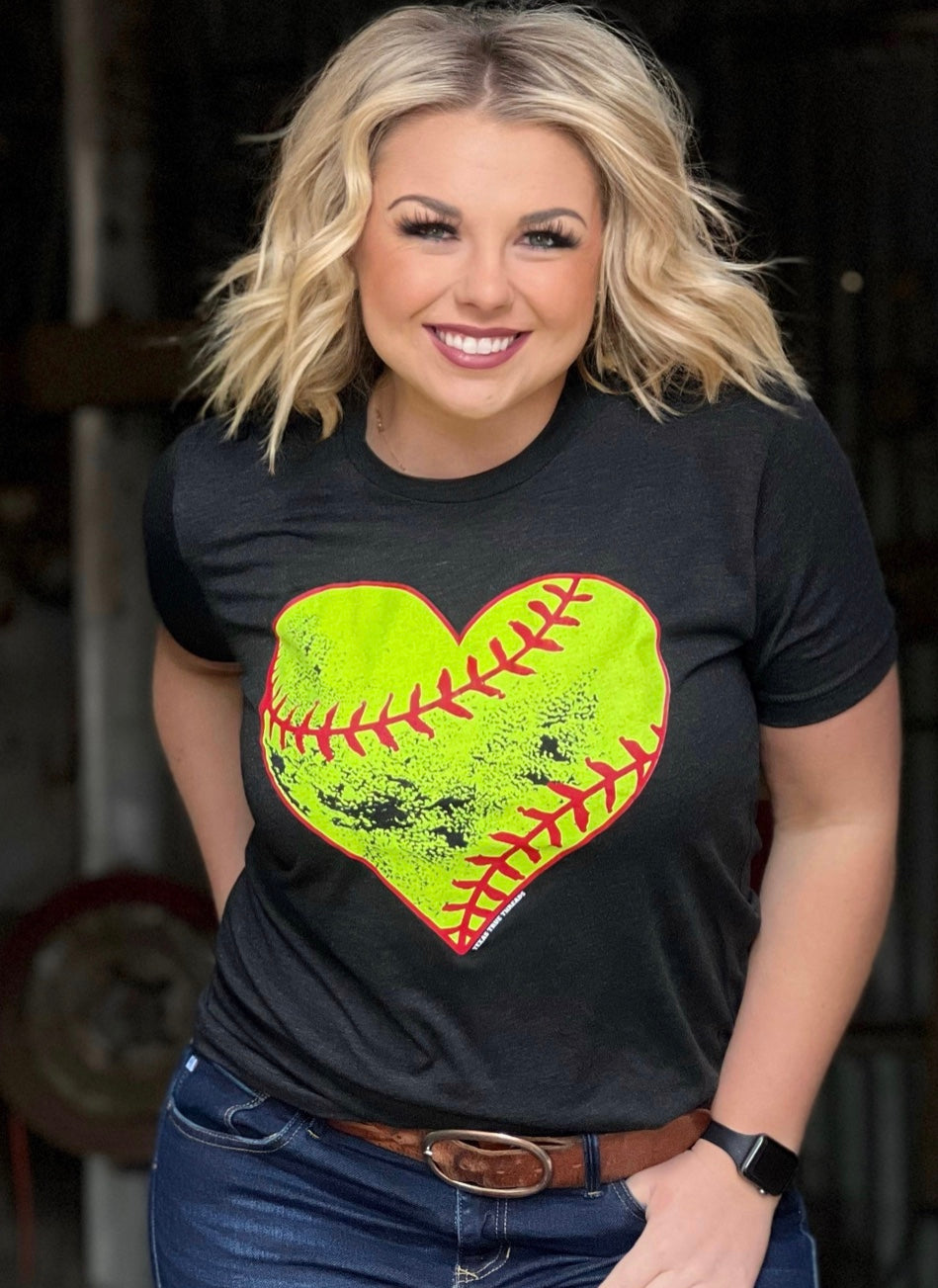 Dirty Heart Softball Tee